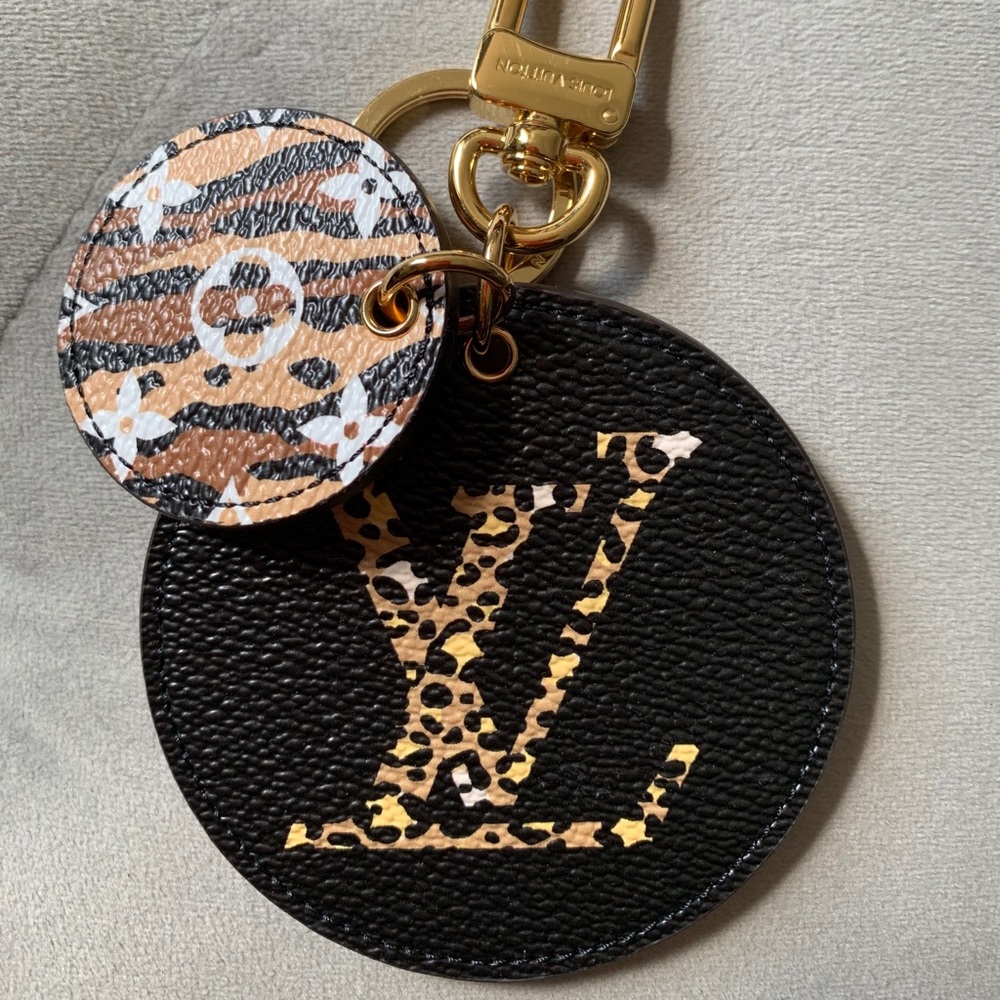 LOUIS VUITTON JUNGLE BAG CHARM AND KEY HOLDER